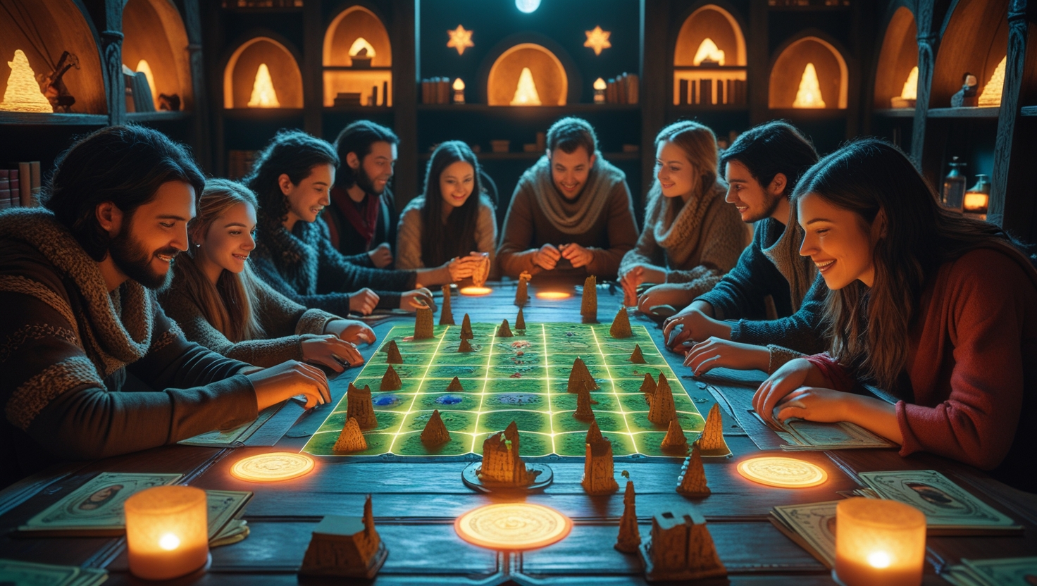 Grupo jogando paciência jogo